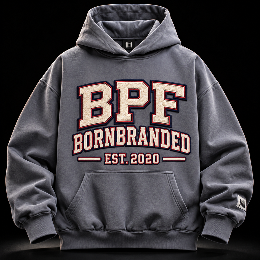 BPF WASHED BUTTON HOODIE