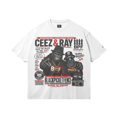 Black Picket Fence Garage Tee