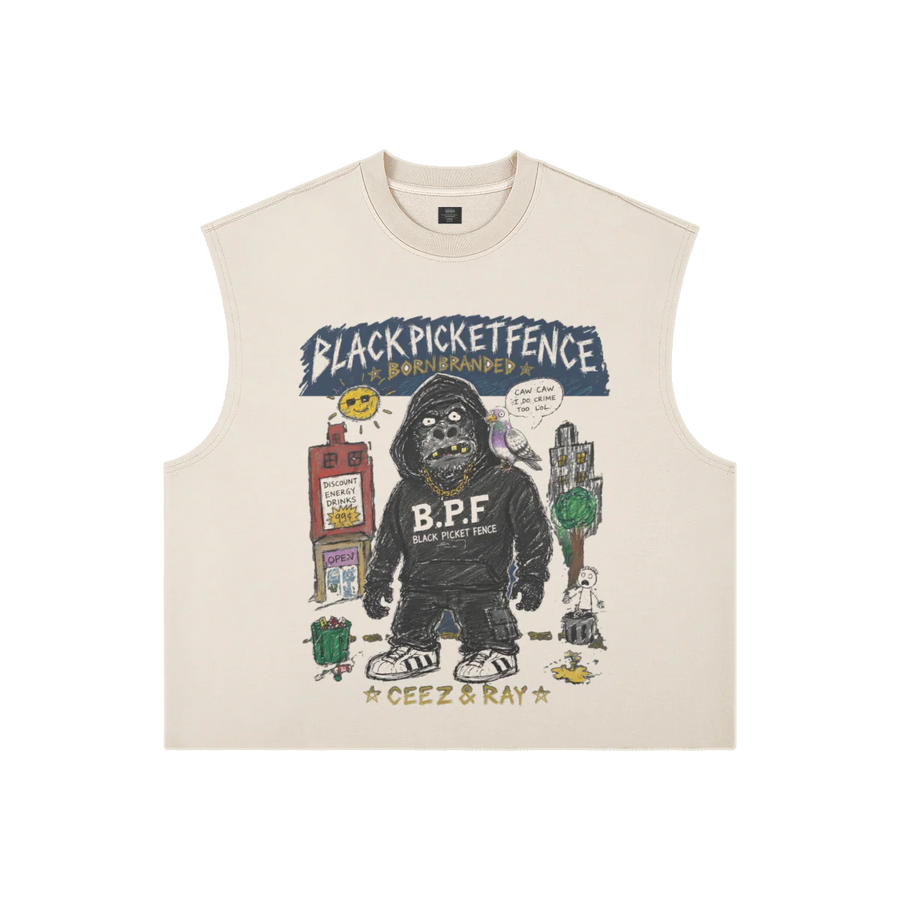 Born Branded Gorilla Boxy Tank