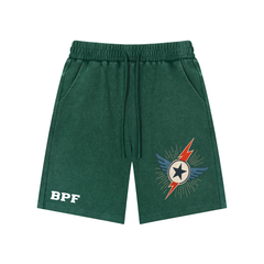 Mineral Wash Waffle Knit Shorts