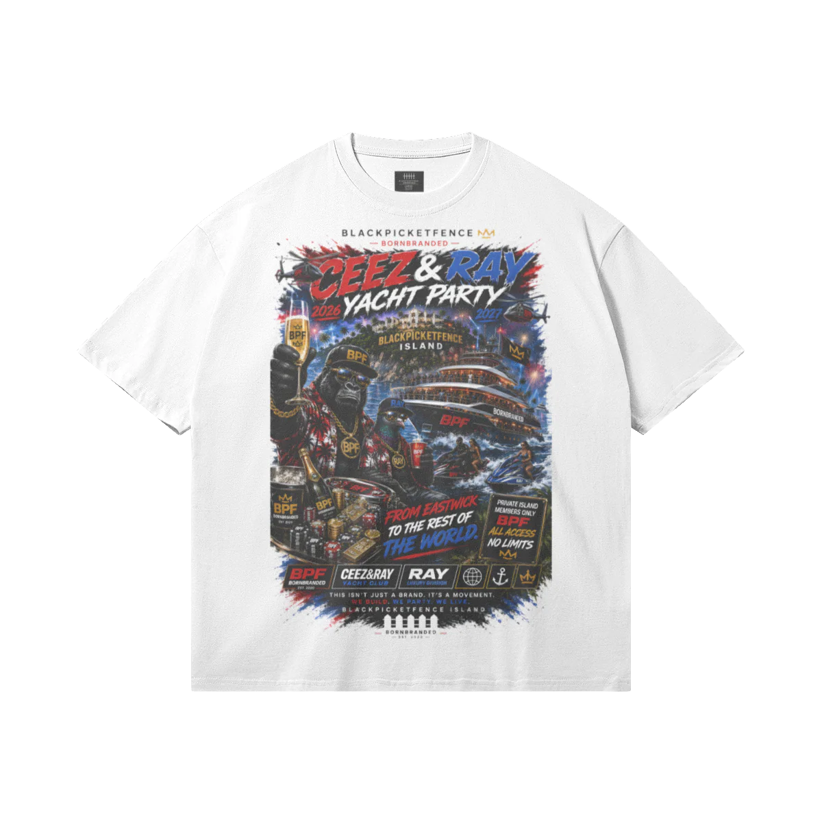 Ceez & Ray Yacht Party Tee