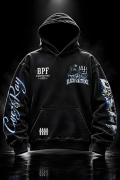 SIGNATURE CEEZ&RAY JUMBO GRAPHIC PRINT HOODIE