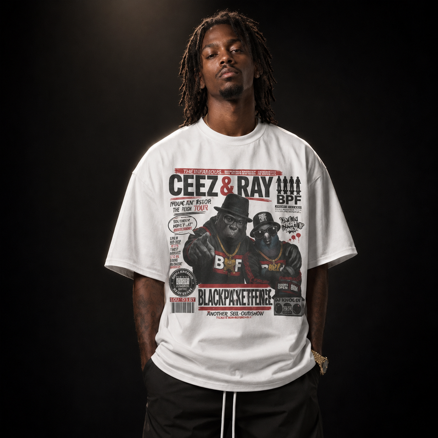 Black Picket Fence Garage Tee