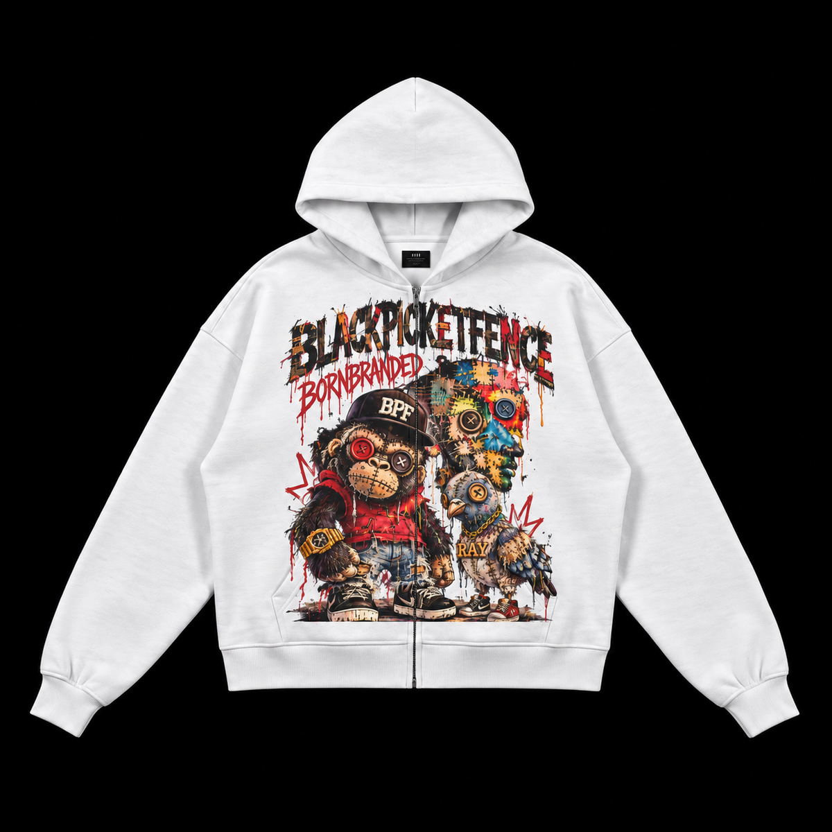 BLAKPICKETFENCE BUTTONS TEE