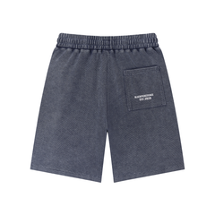 Mineral Wash Waffle Knit Shorts