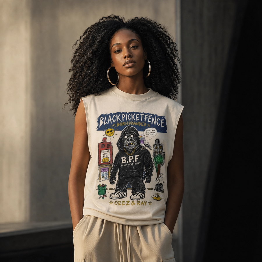 Born Branded Gorilla Boxy Tank