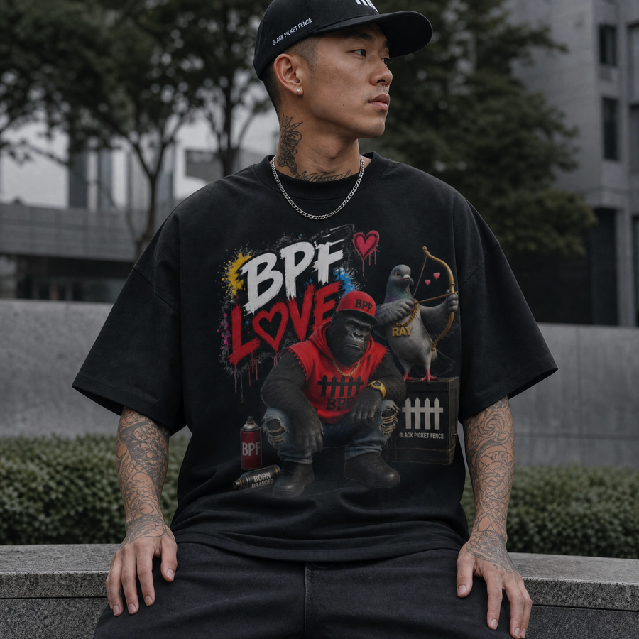 BPF Love Character Boxy Tee